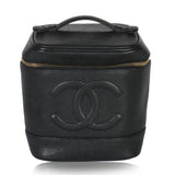 Chanel  Black Caviar CC Vanity Case