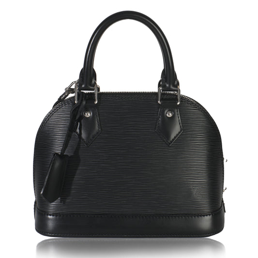Louis Vuitton Black Epi Alma BB