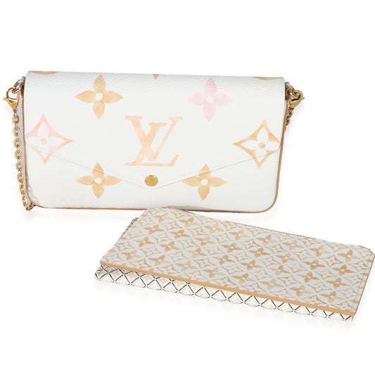 Louis Vuitton Beige Monogram Giant By The Pool 2.0 Felicie Pochette