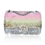 Chanel Multicolor Sequin Mini Flap