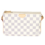 Louis Vuitton Damier Azur Canvas Double Zip Pochette