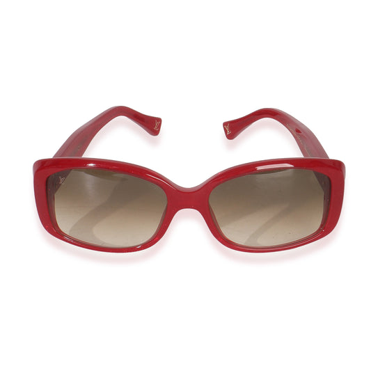 Louis Vuitton Red Speckling Acetate Soupon Sunglasses