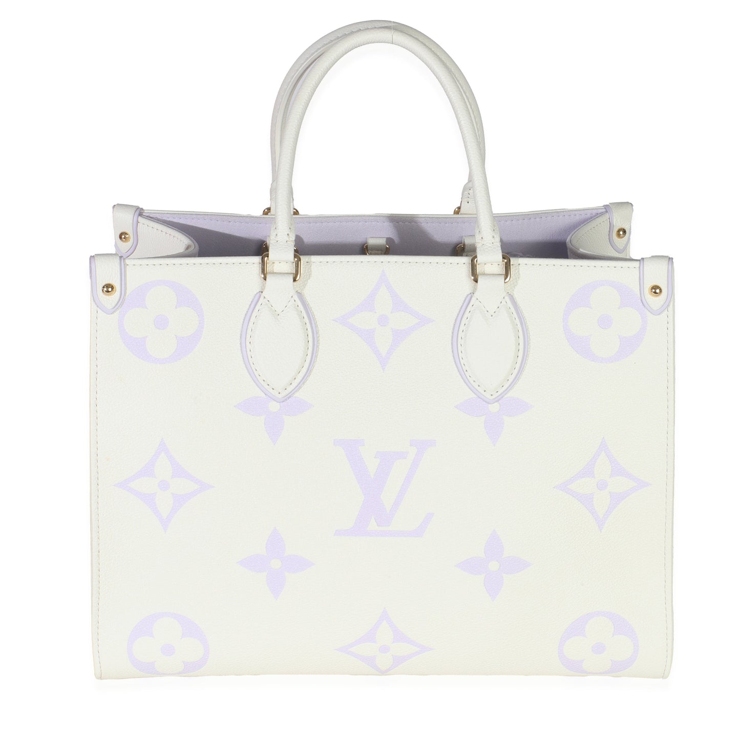 Louis Vuitton Latte Bubble Tea Empreinte Monogram Giant Onthego MM