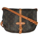Louis Vuitton Teal Monogram Canvas Flore Perforated Saumur