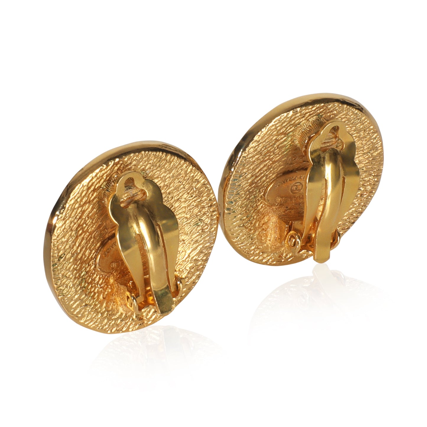 Chanel Gold-Plated   Rue Cambon Earrings