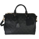 Louis Vuitton Black Monogram Empreinte Speedy Soft 30