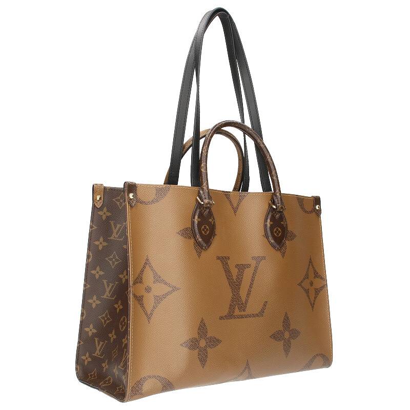 Louis Vuitton On The Go MM Monogram Giant Tote Bag