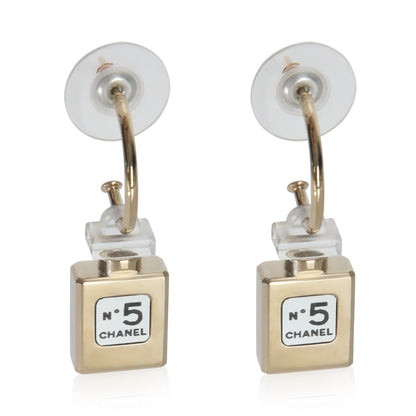 Chanel Gold-Plated  2012 No. 5 Perfume Earrings