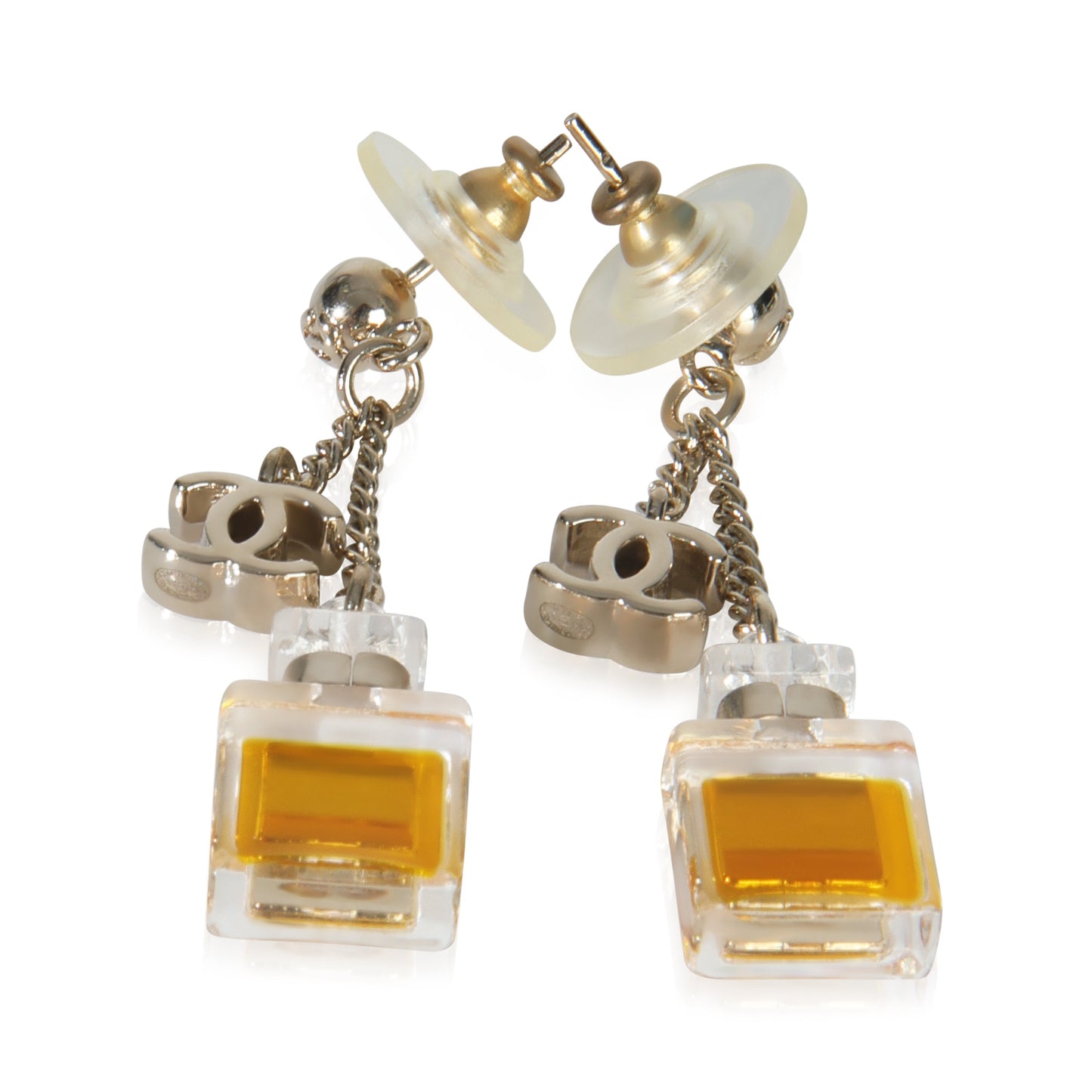 Chanel Gold-Plated  2008 No. 5 Earrings