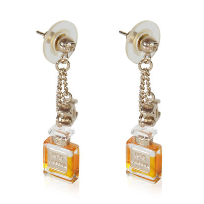 Chanel Gold-Plated  2008 No. 5 Earrings