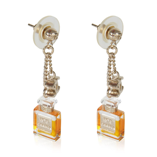 Chanel Gold-Plated  2008 No. 5 Earrings