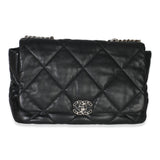 Chanel Black Quilted Lambskin Maxi Chanel 19 Flap Bag