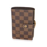 Louis Vuitton Damier Ebene Canvas French Purse Wallet