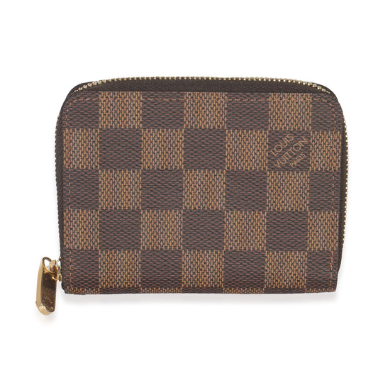 Louis Vuitton Damier Ebene Canvas Zippy Coin Purse