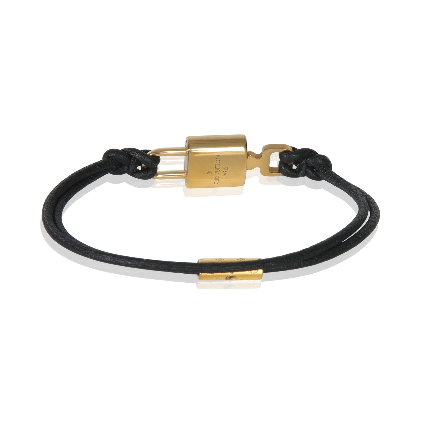 Louis Vuitton Gold-Plated  Padlock Bracelet