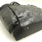 Chanel Paris Biarritz Tote GM Canvas x Leather Black