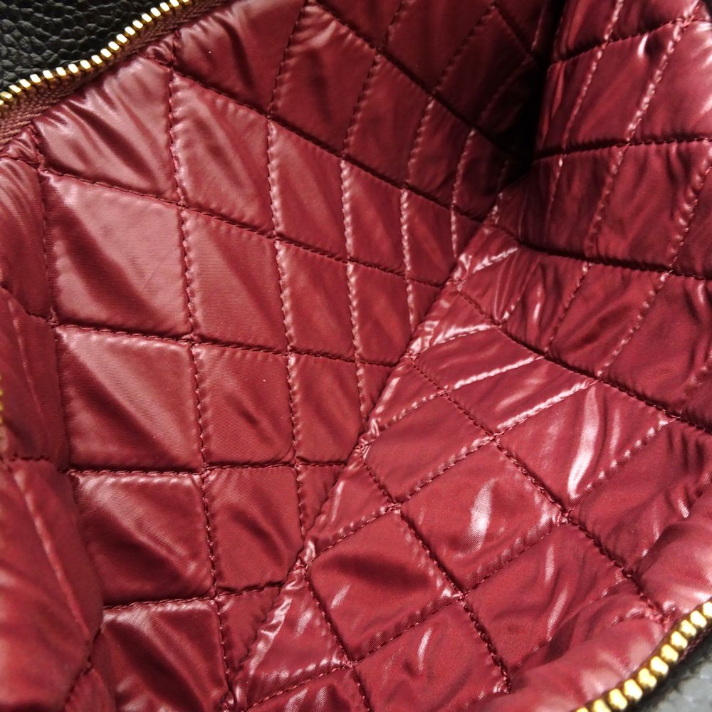 Chanel Clutch Bag Matelasse Caviar Skin Black