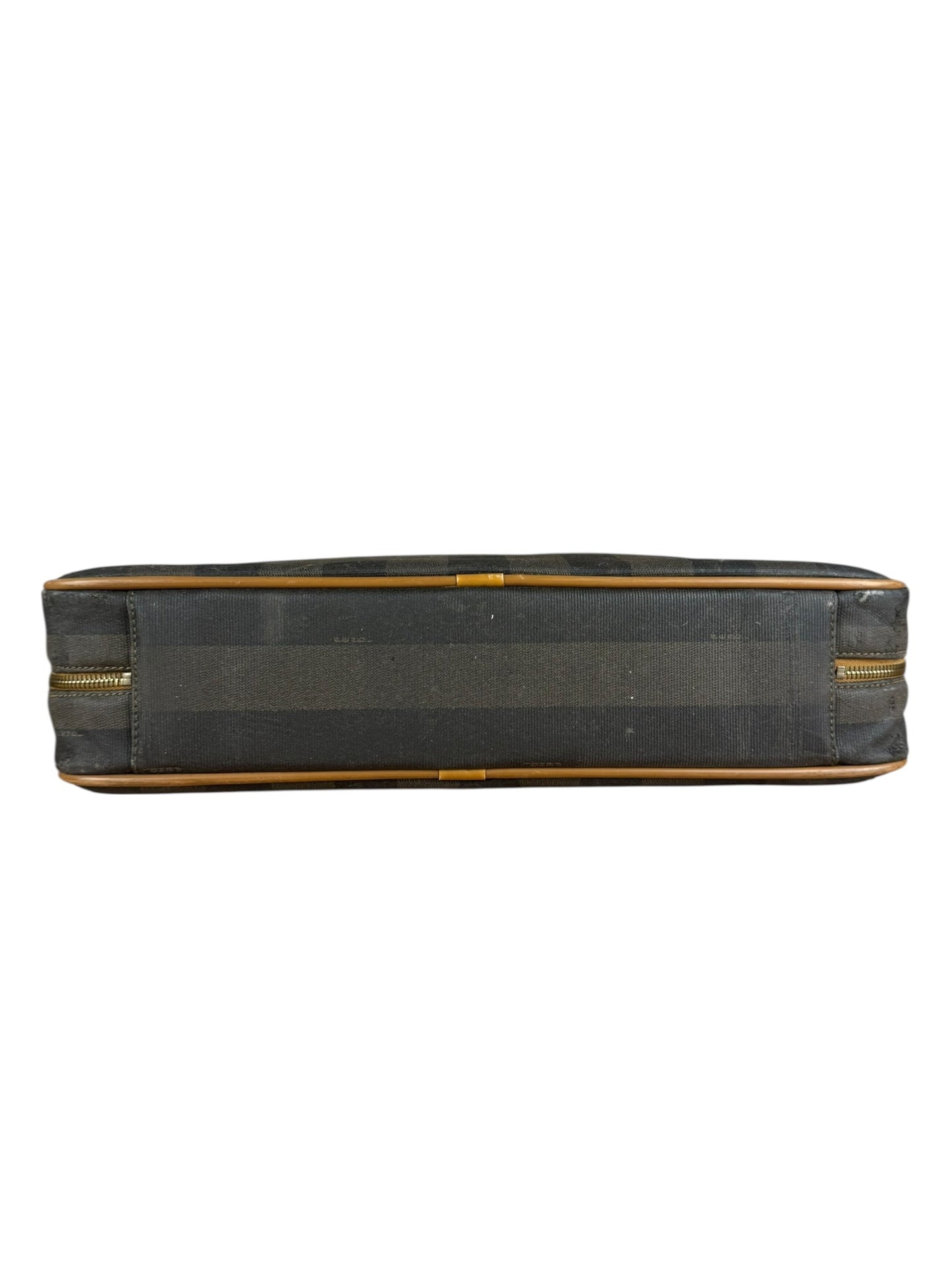 Fendi FF   Striped Briefcase