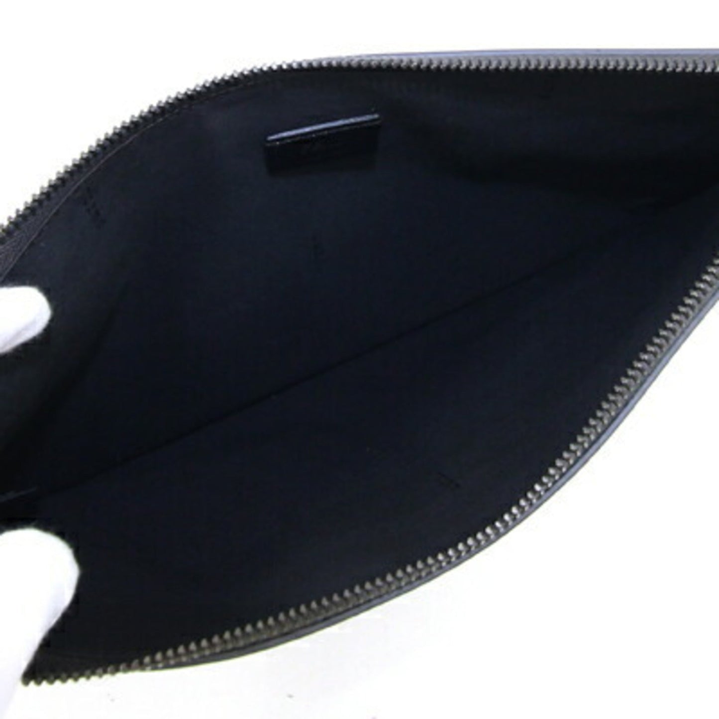 Fendi  Leather Clutch Bag Pouch (Pre-Owned)