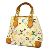 Louis Vuitton Handbag Monogram Multicolor Audra White