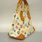 Louis Vuitton Handbag Monogram Multicolor Audra White