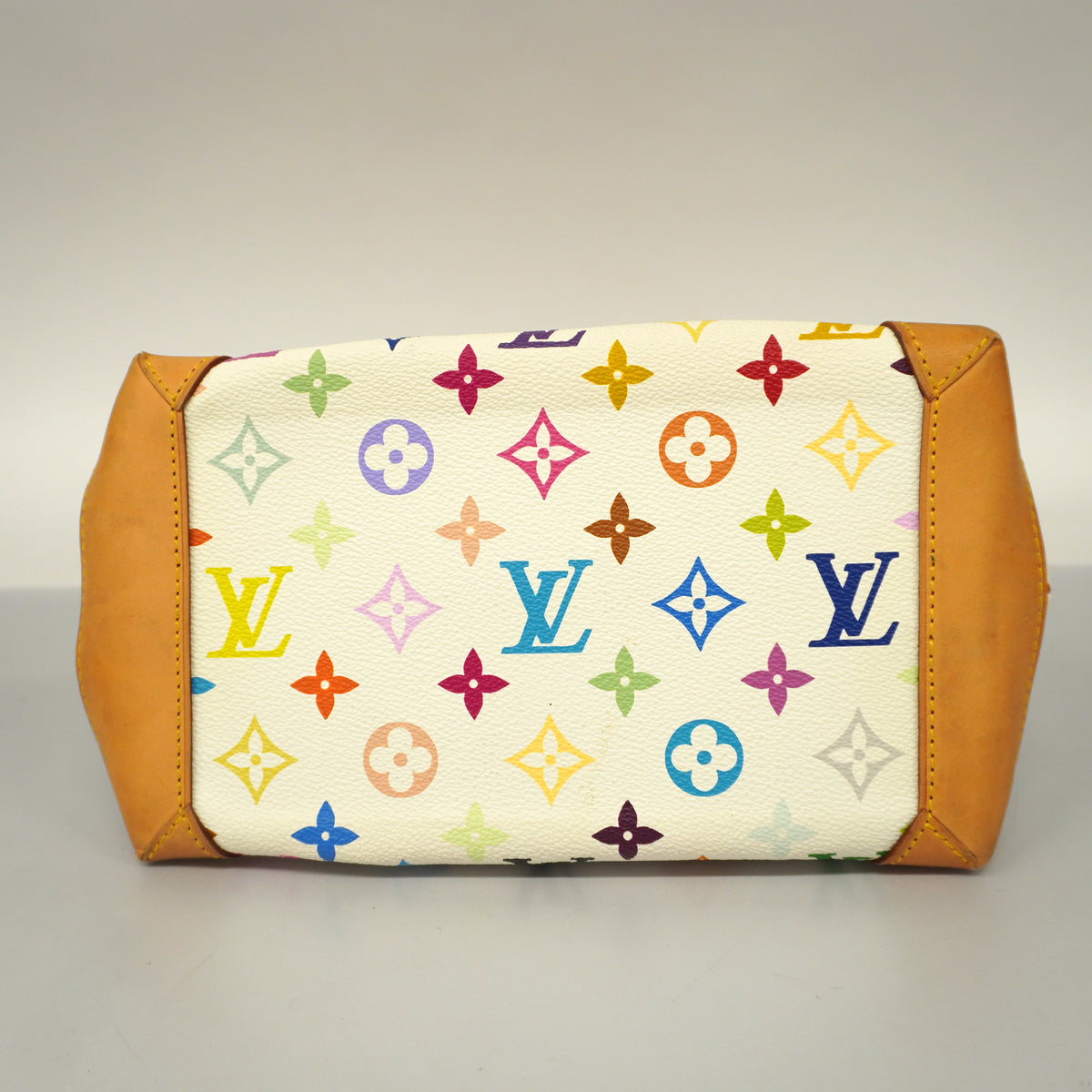 Louis Vuitton Handbag Monogram Multicolor Audra White