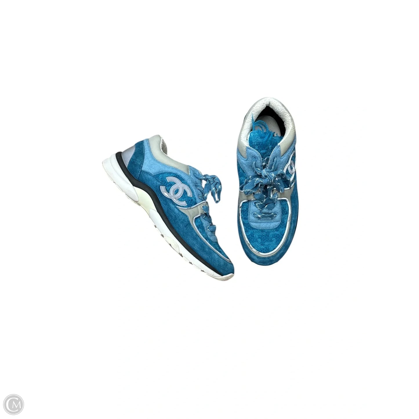 Shoes Luxury Designer By Chanel In Blue