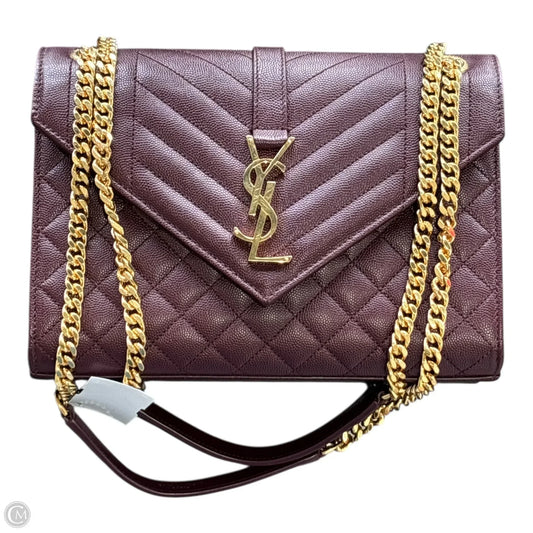 Yves Saint Laurent, Size: Medium Maroon