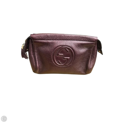 Makeup Bag Luxury Designer By Gucci, Size: Large