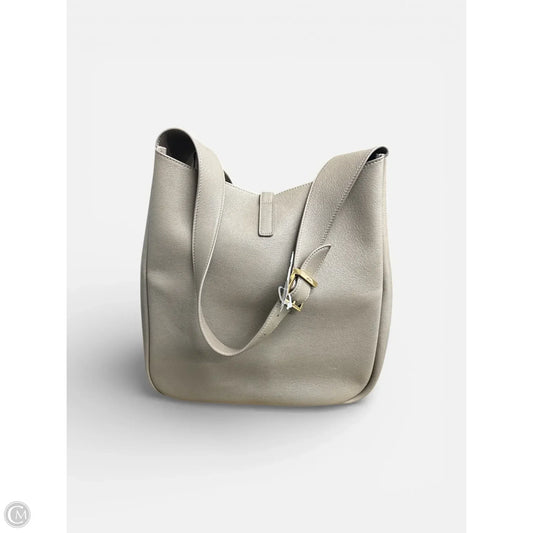 Yves Saint Laurent Large Tan Leather Hobo Shoulder Bag (Le 5 à 7)