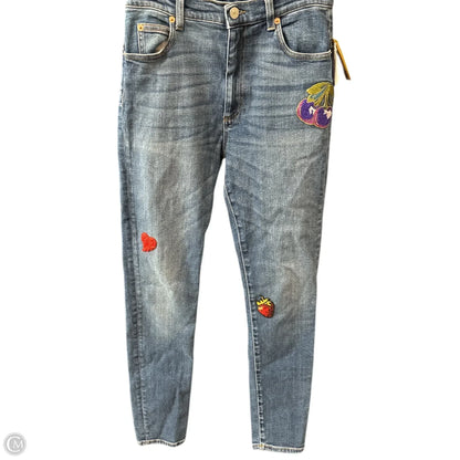 Jeans Luxury Designer By Gucci In Blue, Size: 4