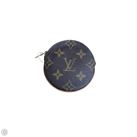 Coin Purse Luxury Designer By Louis Vuitton, Size: Small