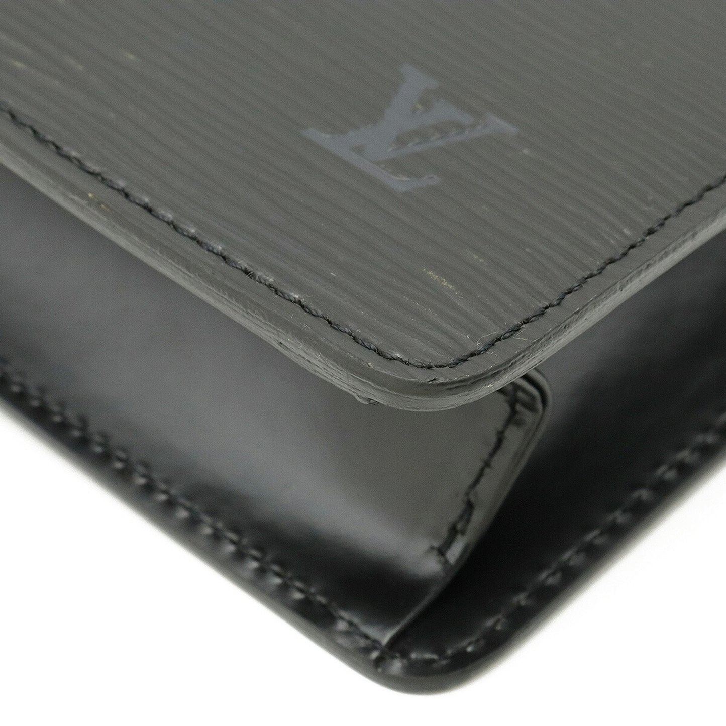 Louis Vuitton Pochette  Leather Clutch Bag