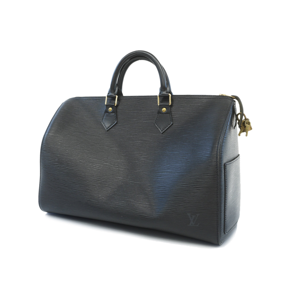 Louis Vuitton Handbag Epi Speedy 35 Noir Bag