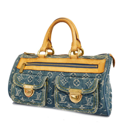 Louis Vuitton Monogram Denim Neo Speedy Blue Handbag