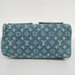 Louis Vuitton Monogram Denim Neo Speedy Blue Handbag