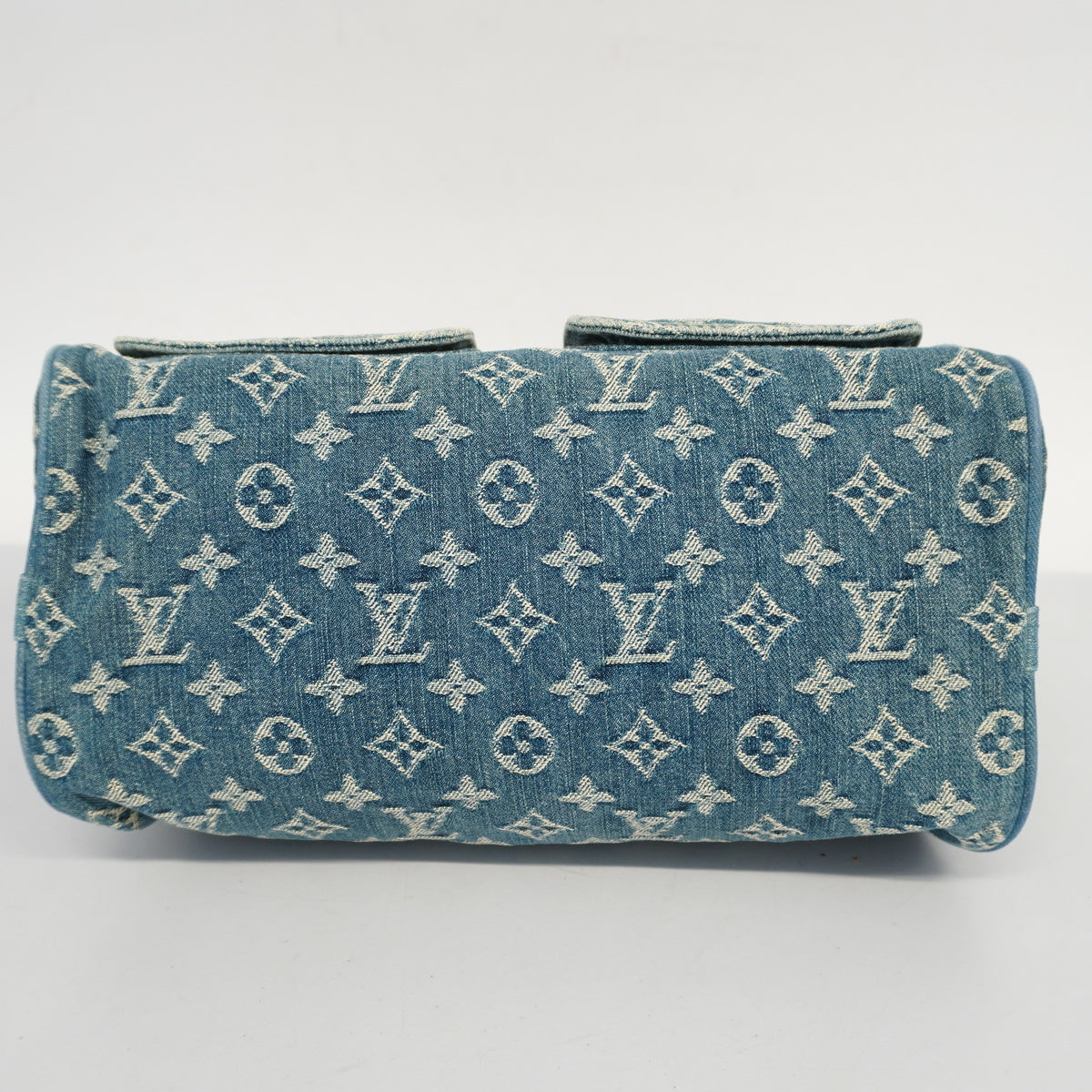 Louis Vuitton Monogram Denim Neo Speedy Blue Handbag