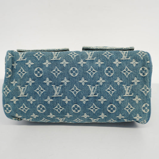 Louis Vuitton Monogram Denim Neo Speedy Blue Handbag