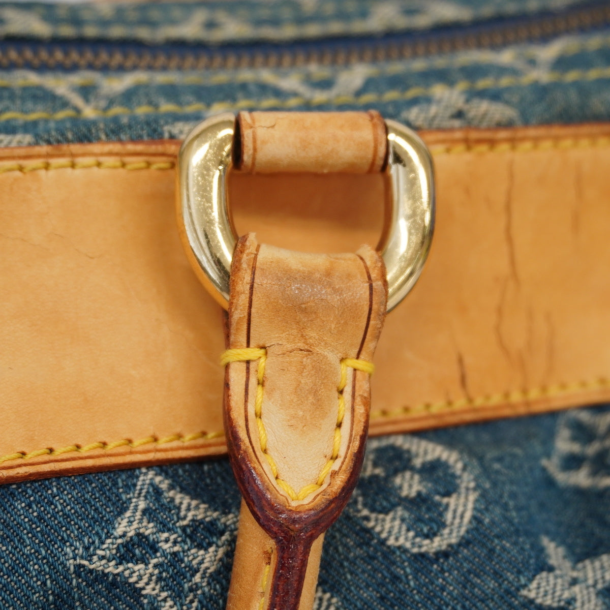 Louis Vuitton Monogram Denim Neo Speedy Blue Handbag