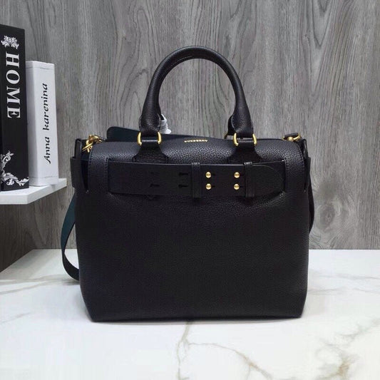 B-Berry - BB  Small Triple Stud Belt Bag Black For Women, Bags 14in/36cm