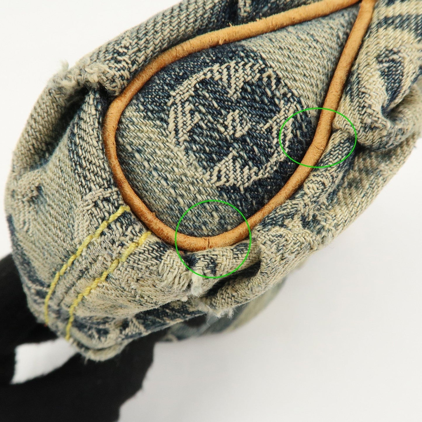 Louis Vuitton Monogram Denim Trousse Raye Pouch Blue M95335