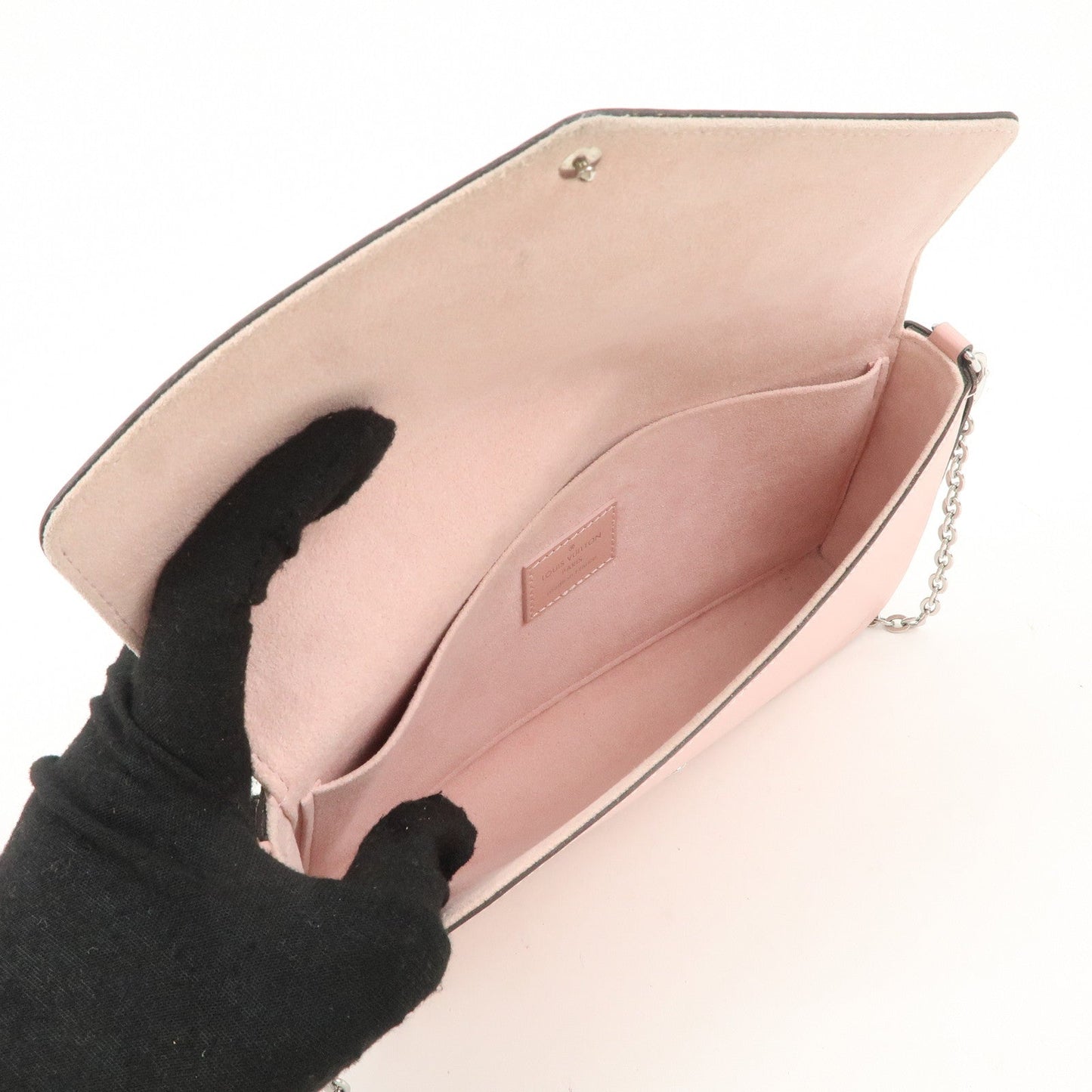 Louis Vuitton Epi Pochette Felicie Shoulder Bag Rose M62467
