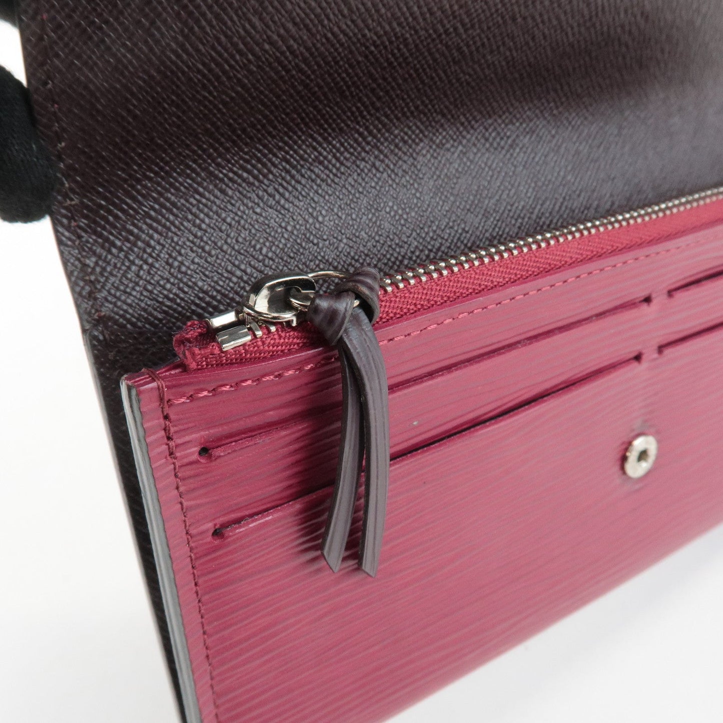 Louis Vuitton Epi Portefeuille Emily Wallet Fuchisa M60851