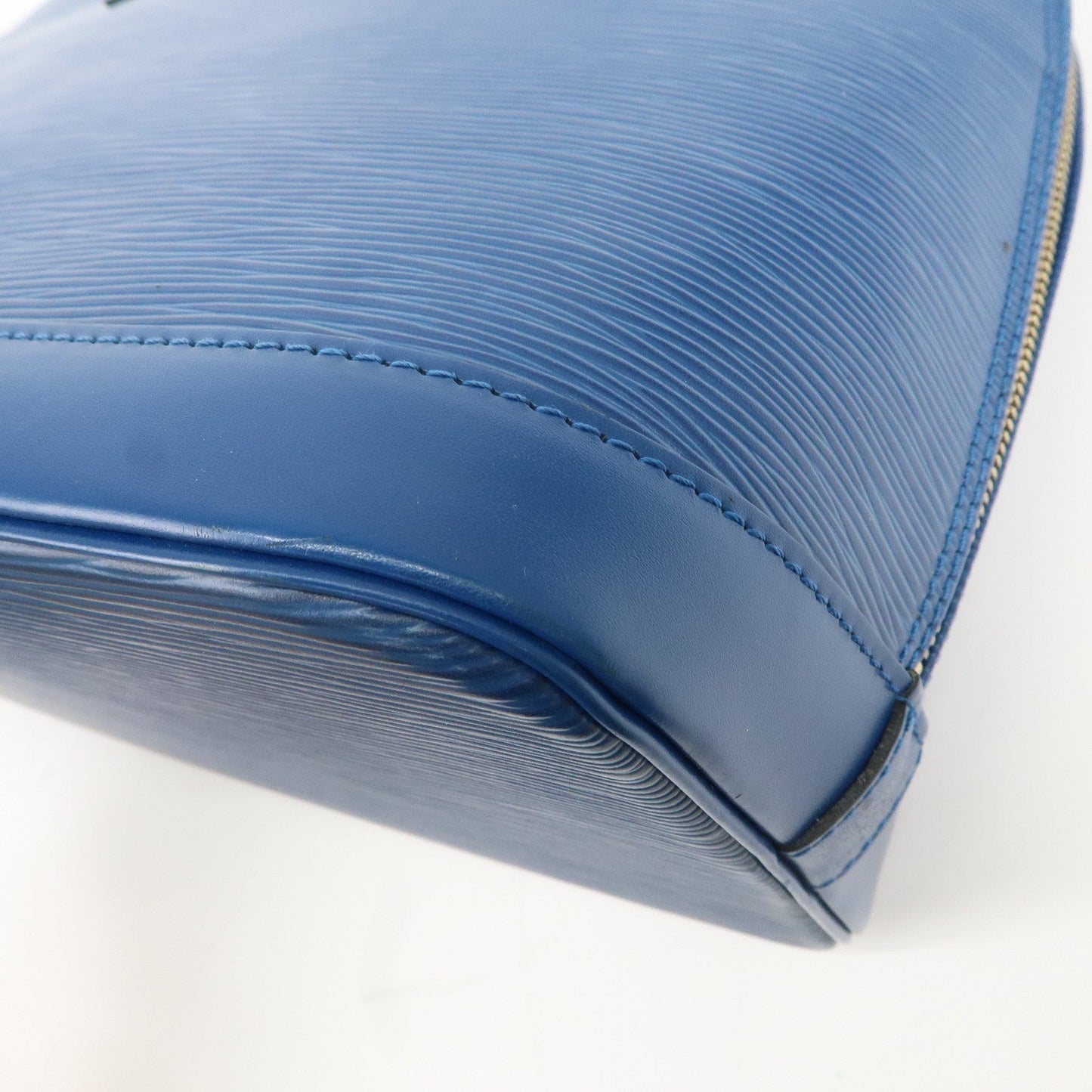 Louis Vuitton Epi Alma Hand Bag Shoulder Bag Toledo Blue M52145