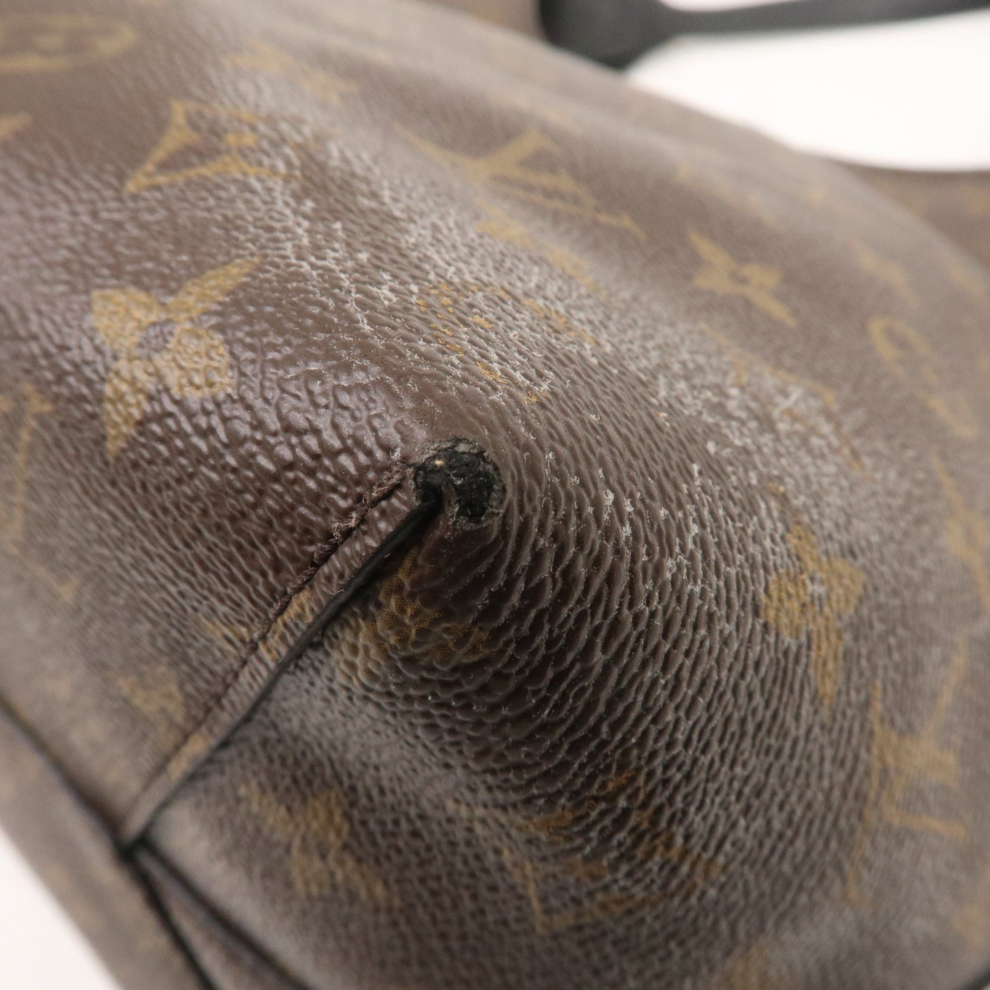 Louis Vuitton Monogram Flower Hobo Shoulder Bag Brown M43545