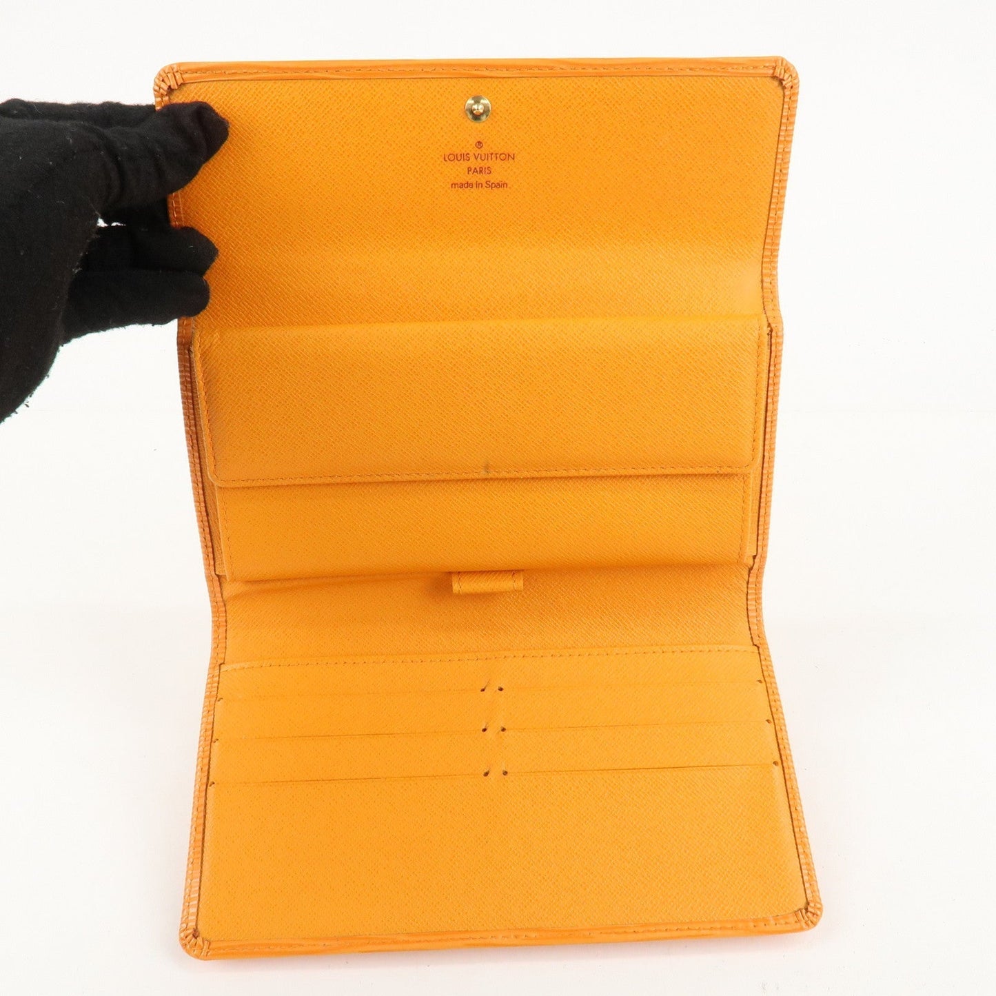 Louis Vuitton Epi Porte Tresor International Mandarin M6338H