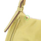 Prada Logo Nylon Leather Chain Shoulder Bag Yellow BR0104