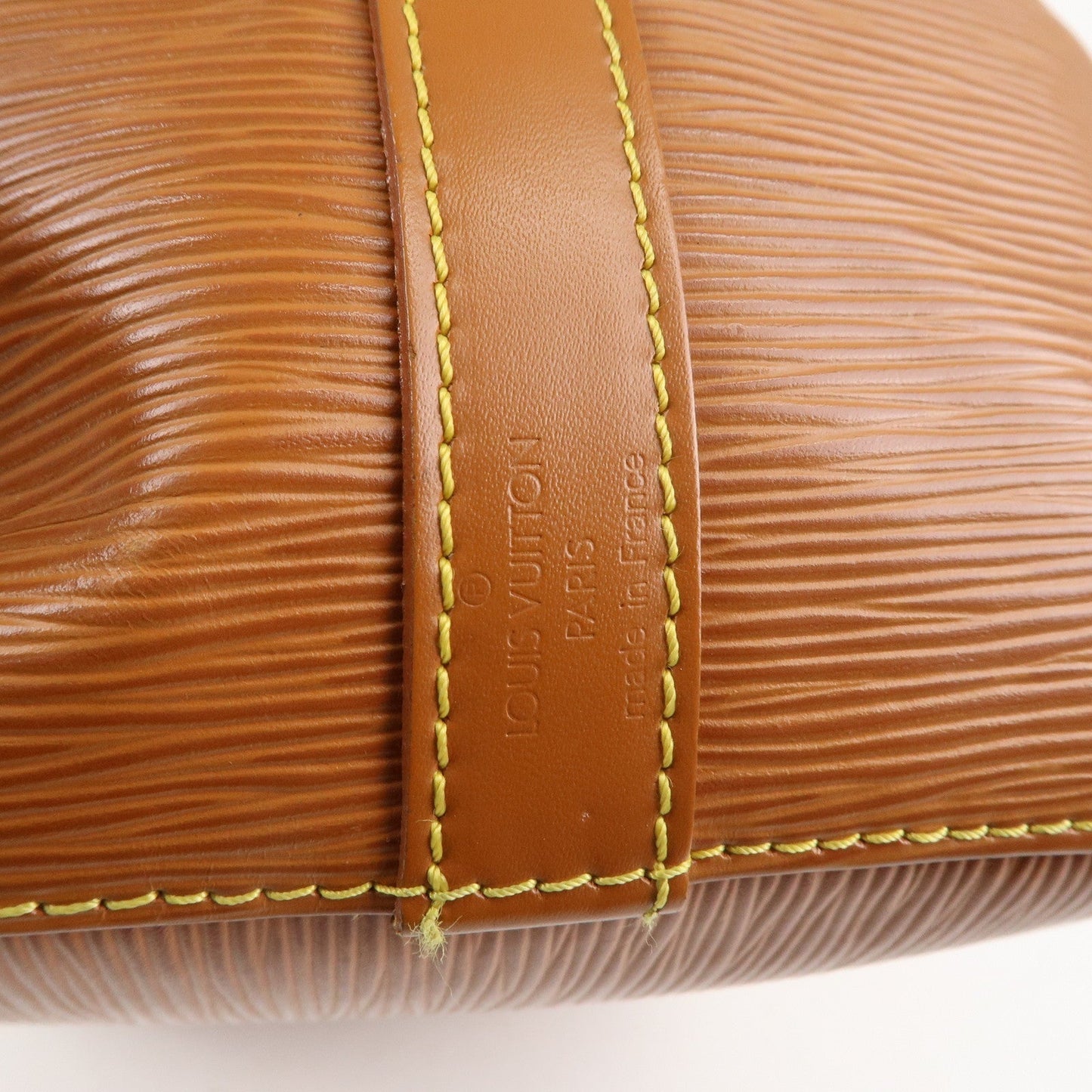 Louis Vuitton Epi Petit Noe Shoulder Bag Zipang Gold M44108