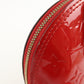 Louis Vuitton Monogram Vernis Alma BB Cerise Shoulder Bag M90174