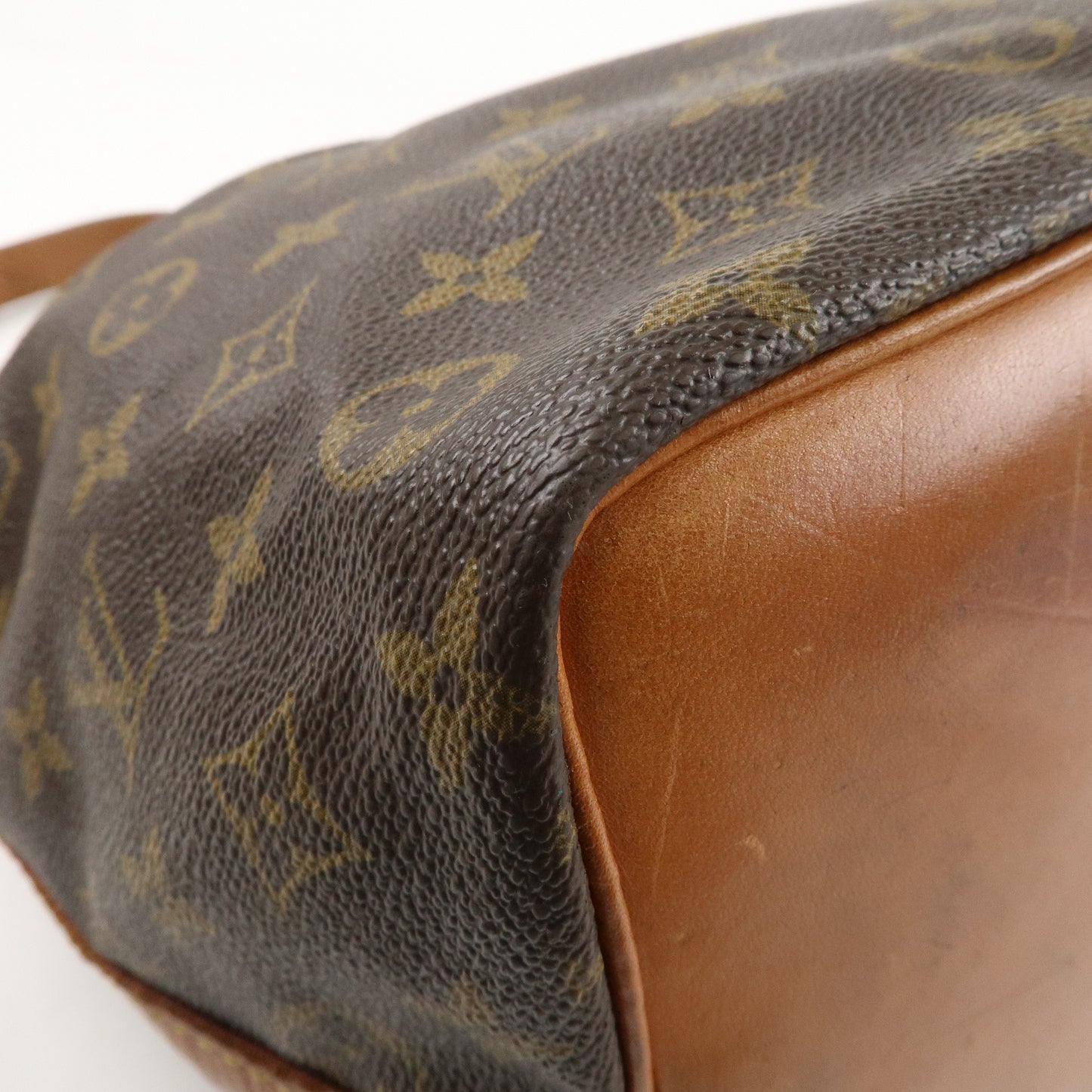Louis Vuitton Monogram Petit Noe Shoulder Bag Brown M42226